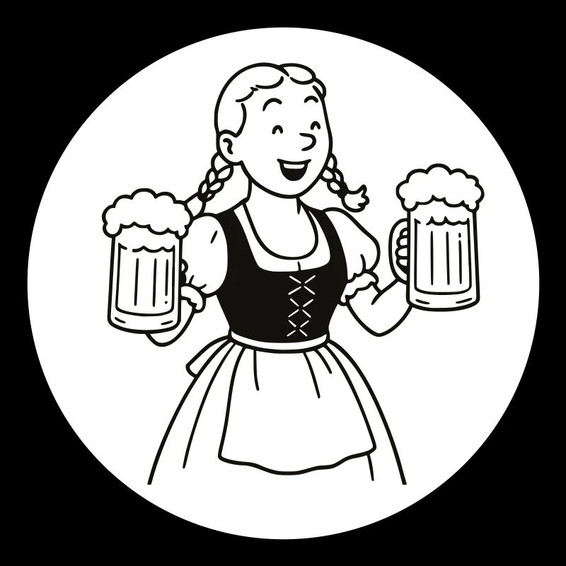 Bier mädchen