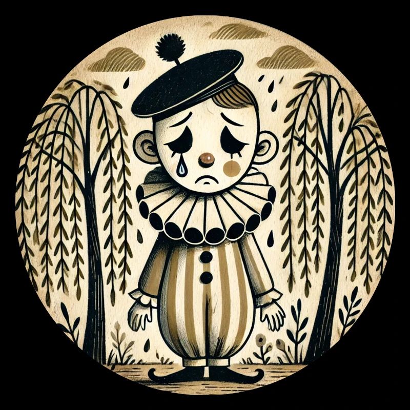 Trauriger Clown