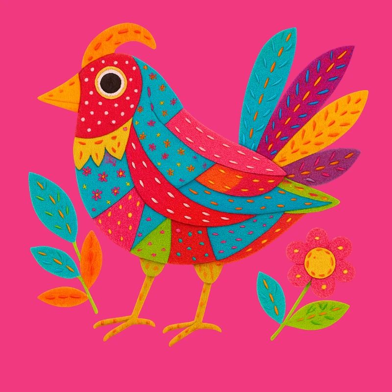 Patchwing – Der Stofffeder-Vogel