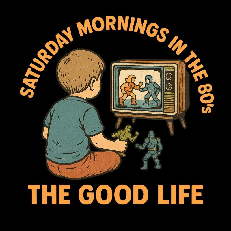 Saturday Mornings in the 80s – Retro Design