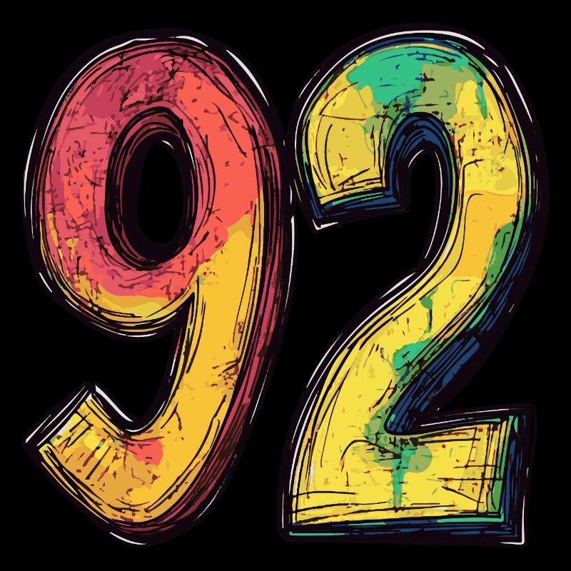 Bande dessinée à 92 chiffres