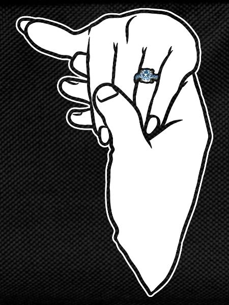 Engagement Wedding Ring Hand