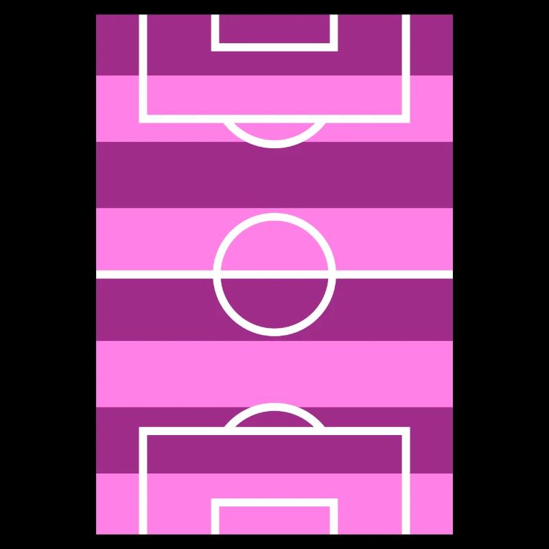 Fußballplatz rosa