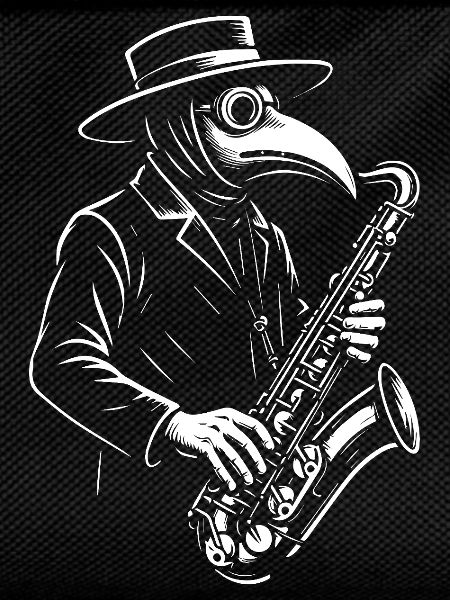 Jazz Plague Doctor Sax