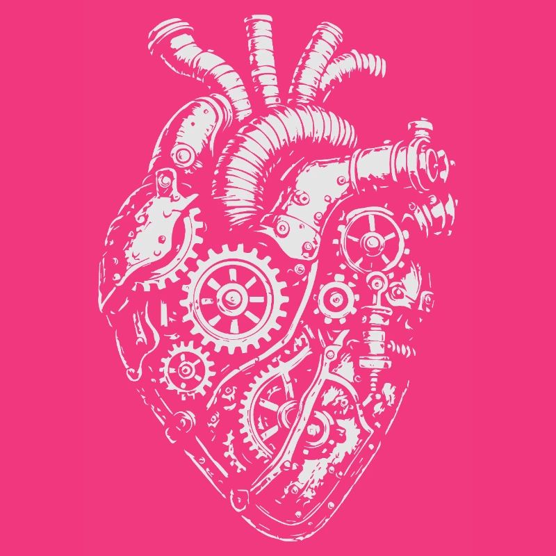 Steampunk Heart Getriebe