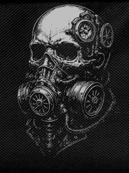 Steampunk Skull Gas Mask