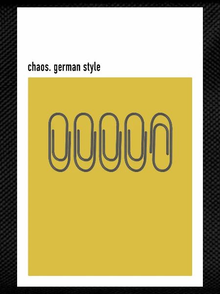 Chaos – German Style Paper Clip