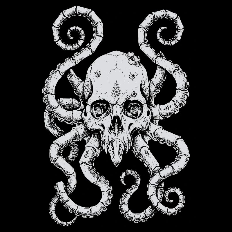 Kraken Skull Tide