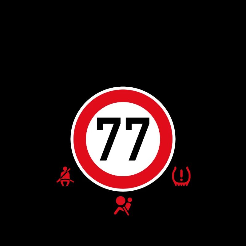 77. Geburtstag Schonend Behandeln 77 Tempolimit 77
