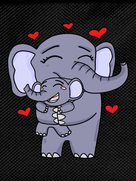 Éléphant mignon