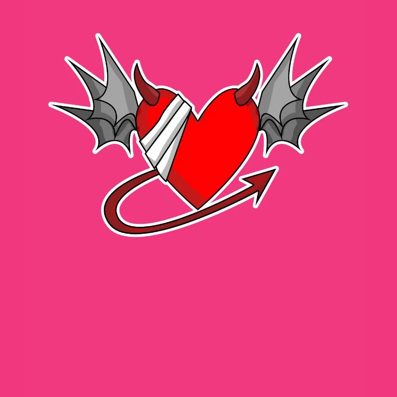 Ailes de cœur d’ange Devil Devil Wings