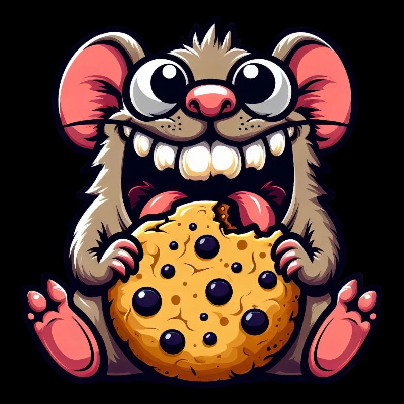 Cute Ugly Mouse Cookie Sweet Tooth
