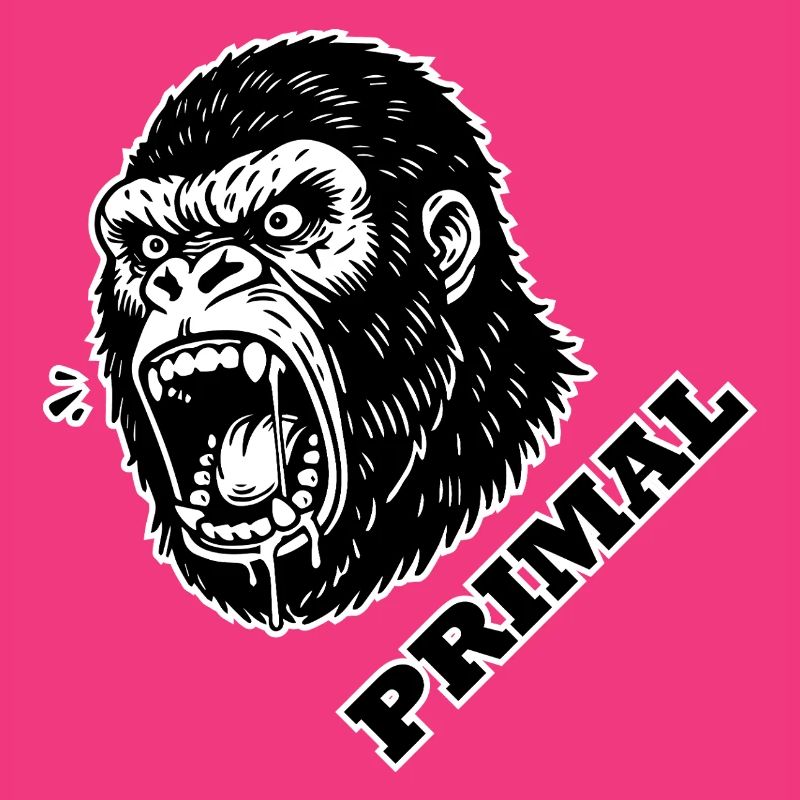 Wütender Gorilla - PRIMAL Design