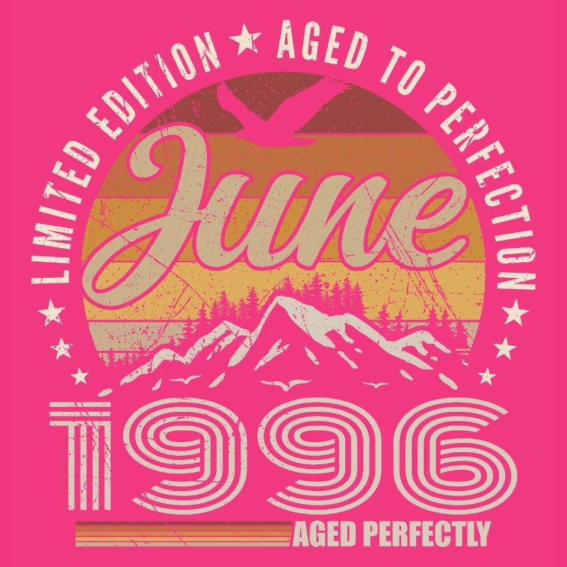 Juni 1996 Geschenk zum 29-jährigen Jubiläum Juni 1996 Retro