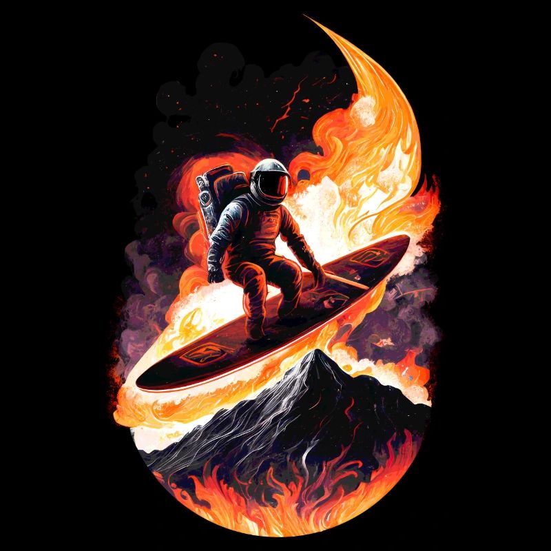 Astronaute de surf
