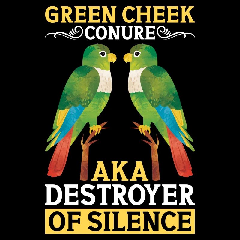 Grüner Sittich alias Zerstörer der Stille Papagei