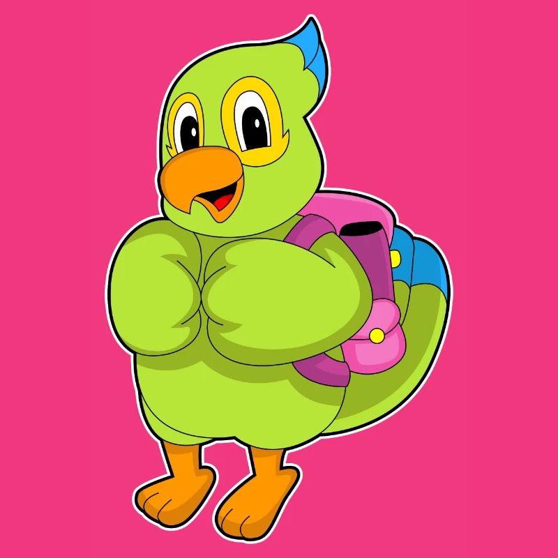 Parrot Student Backpack School