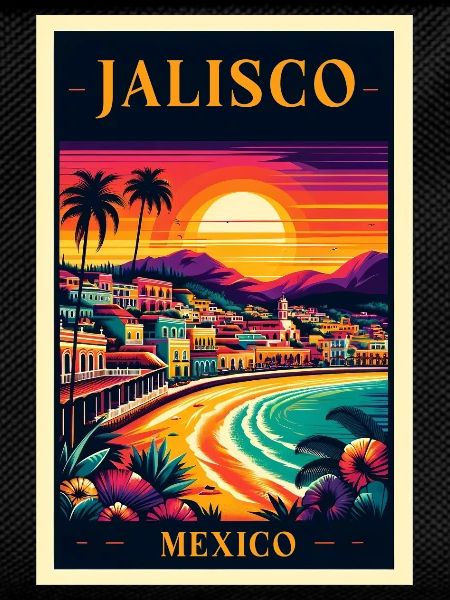 Jalisco Mexico sunset design