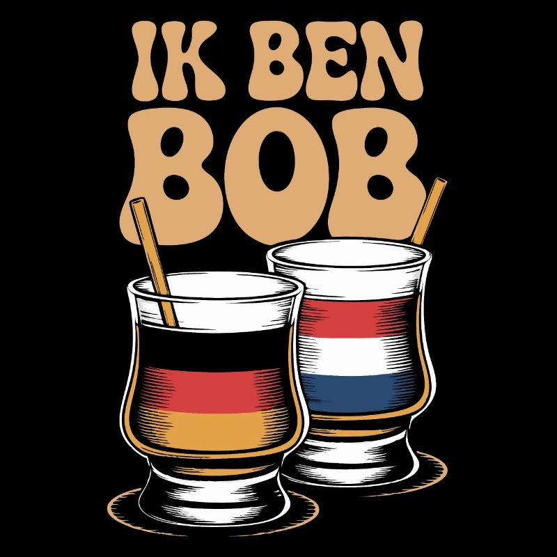 I Am Bob Christmas Drink Illustration