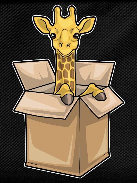Giraffe Karton