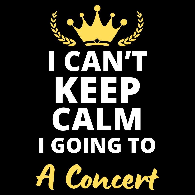 Impossible de rester calme, je vais à un concert !
