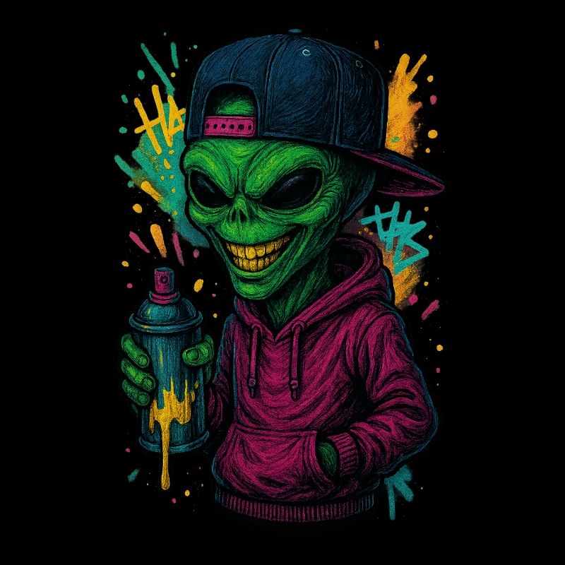 ALIEN THUG - Graffiti