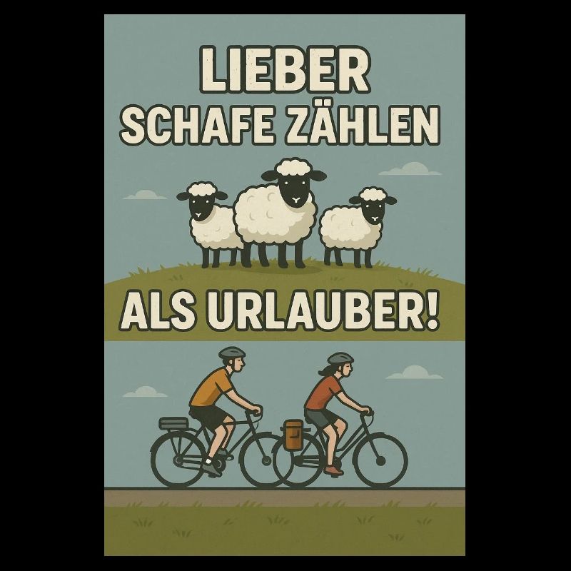 Lieber Schafe zählen als Urlauber