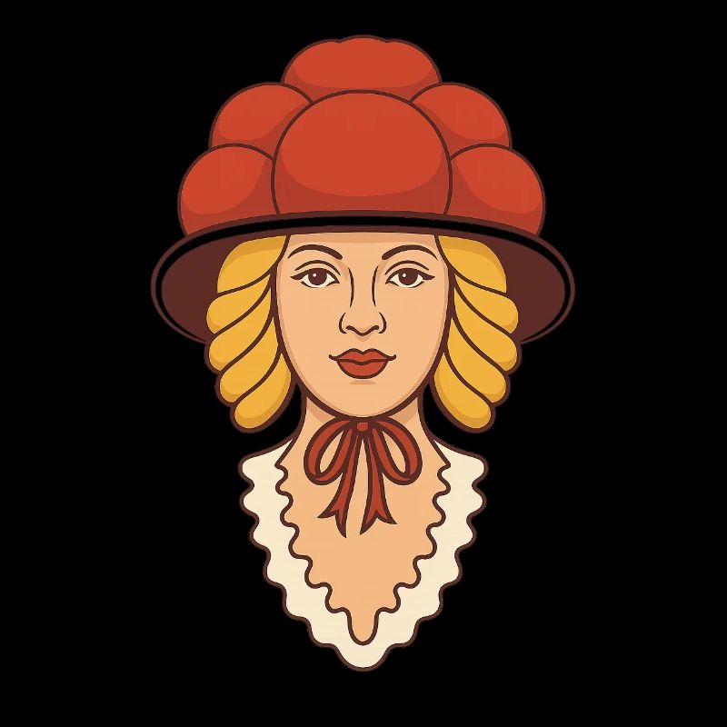 Bollenhut Mädchen