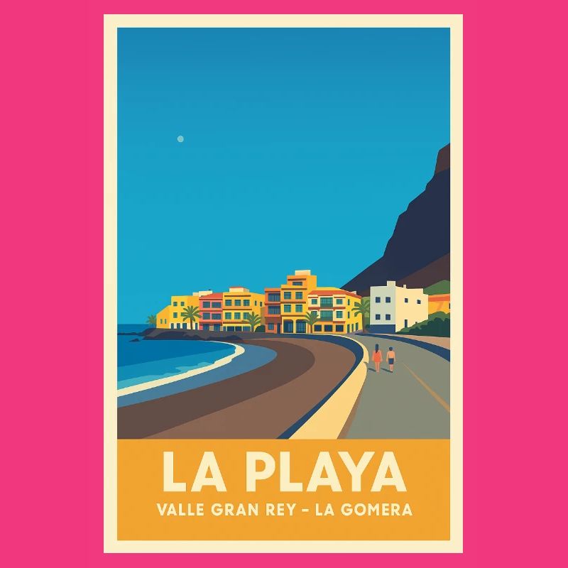 La Playa Affiche Valle Gran Rey