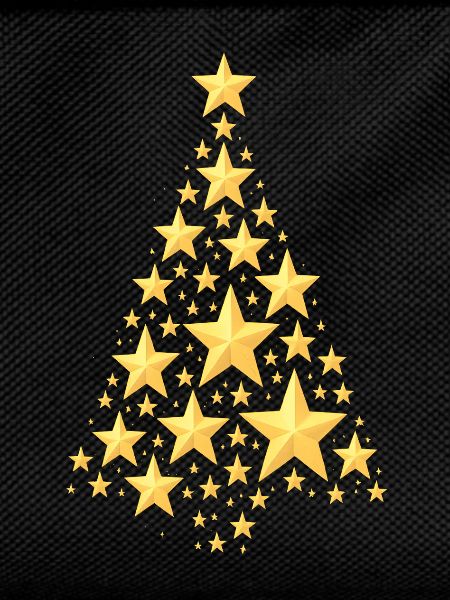 WEIHNACHTSBAUM MIT STERNEN