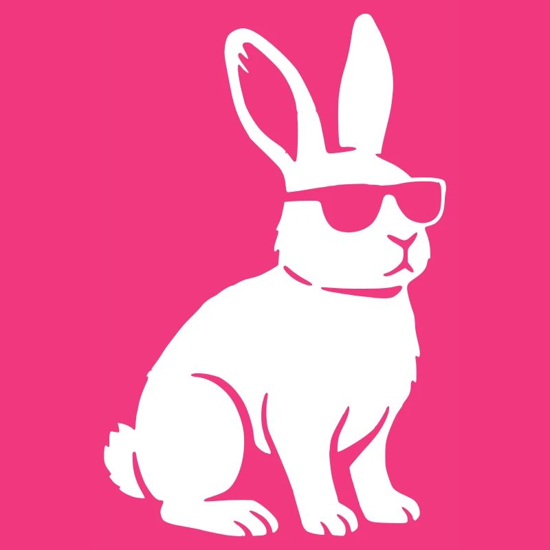 Mignons lunettes de soleil en forme de lapin, Vector cool