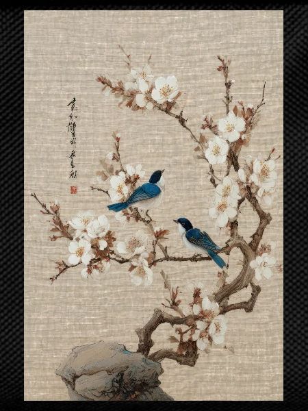 Blossom and Blue Birds Harmony
