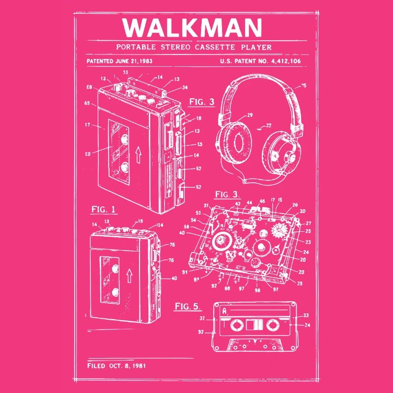 Walkman-Bauplan-Schaltplan