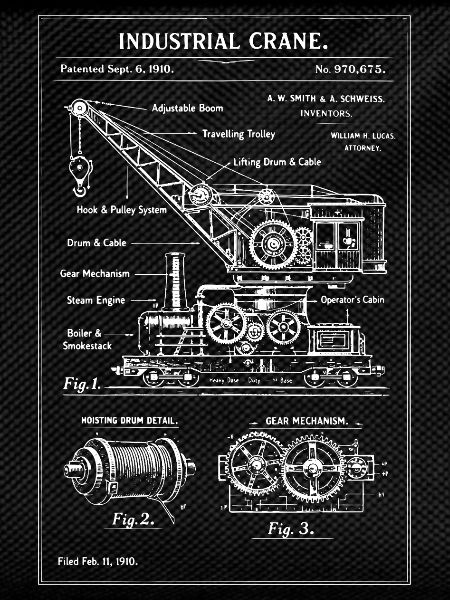 Industrial Crane Blueprint