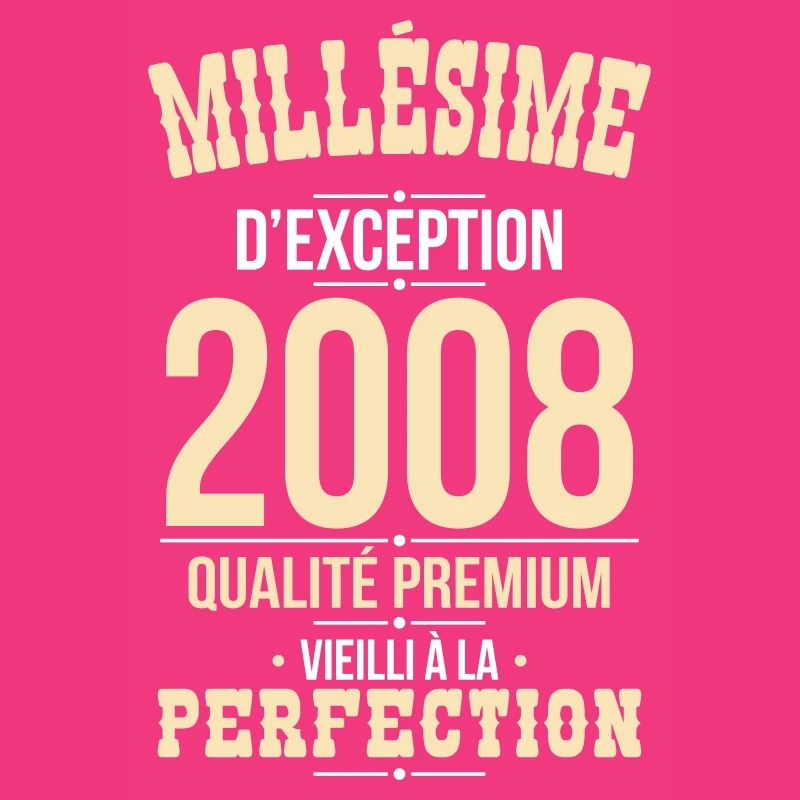 2008 – Millésime d’exception – Qualité premium