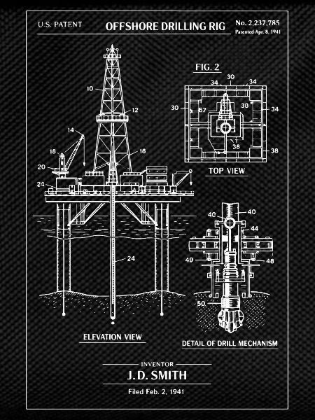 Offshore Drilling Rig Blueprint