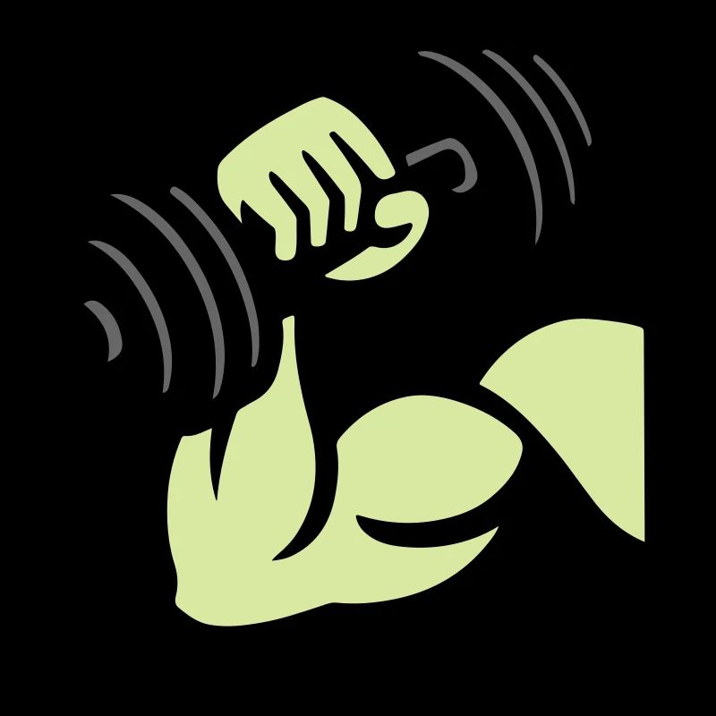 Musculation des muscles des haltères