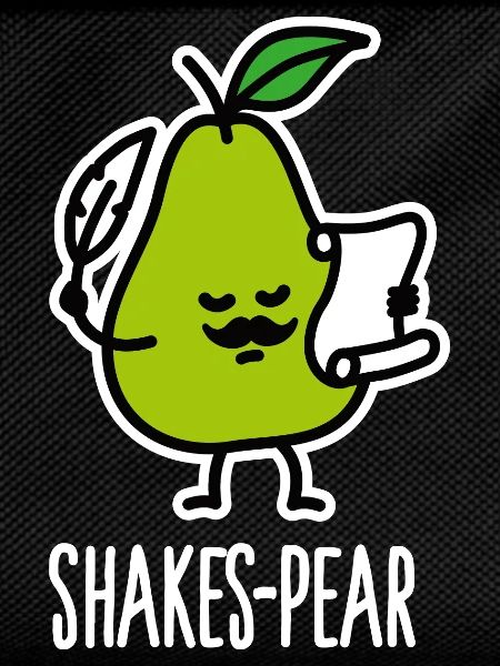 Shakes-Pear, Funny Shakespeare Pun Pear