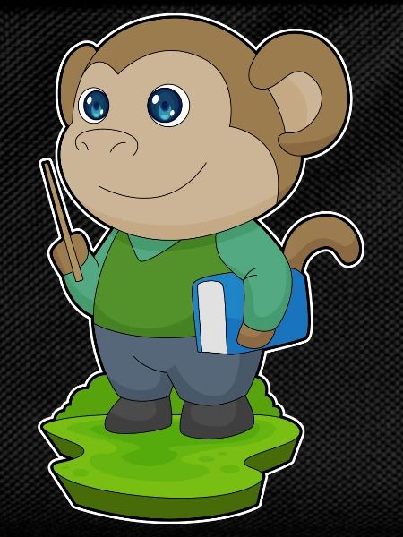 Monkey Teacher Book School