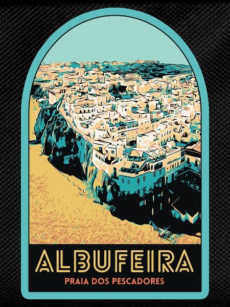 Illustration Albufeira aerial view