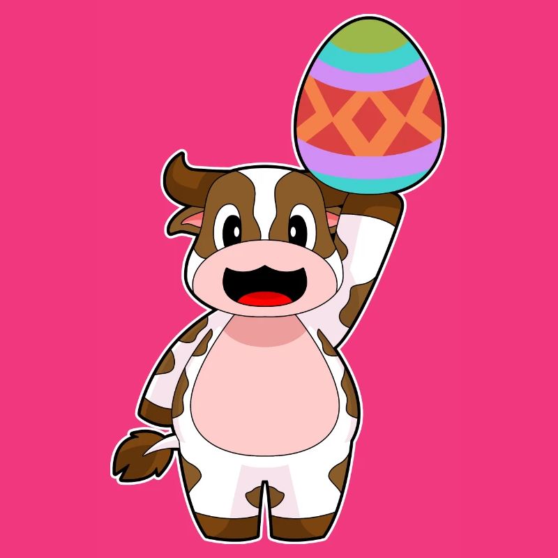 Cow Easter Easter Egg