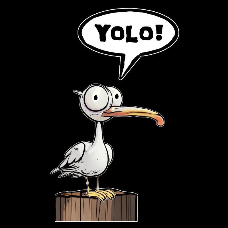 Seagull Speech Bubble Yolo