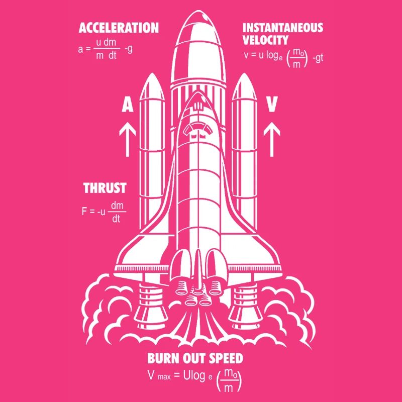 Rocket Propulsion Formula Nerdy STEM Rakete Geschenk