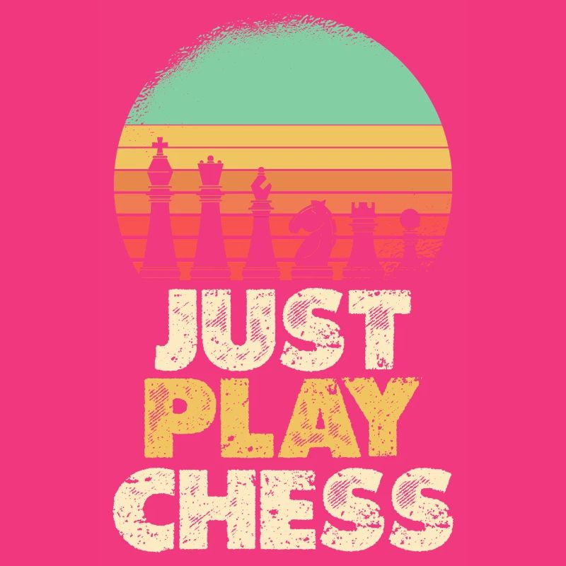 Jouez simplement aux échecs Retro Sunset