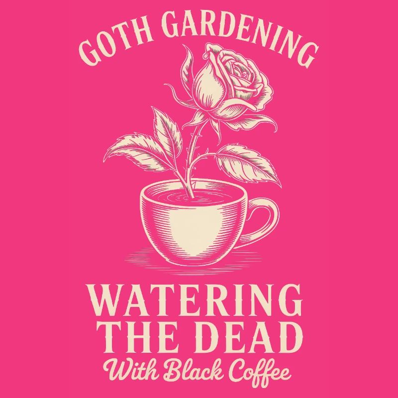 Gothic Garden Coffee Art