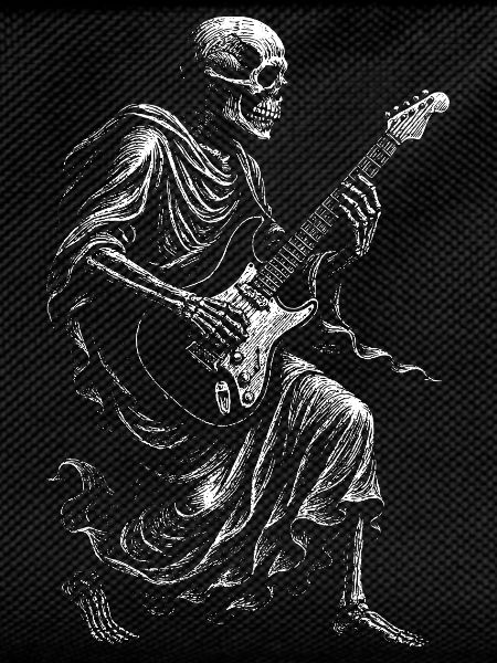 Skeleton Rock Guitar
