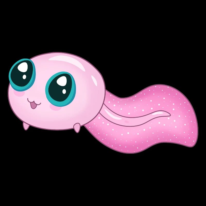 Cute Pink Tadpole