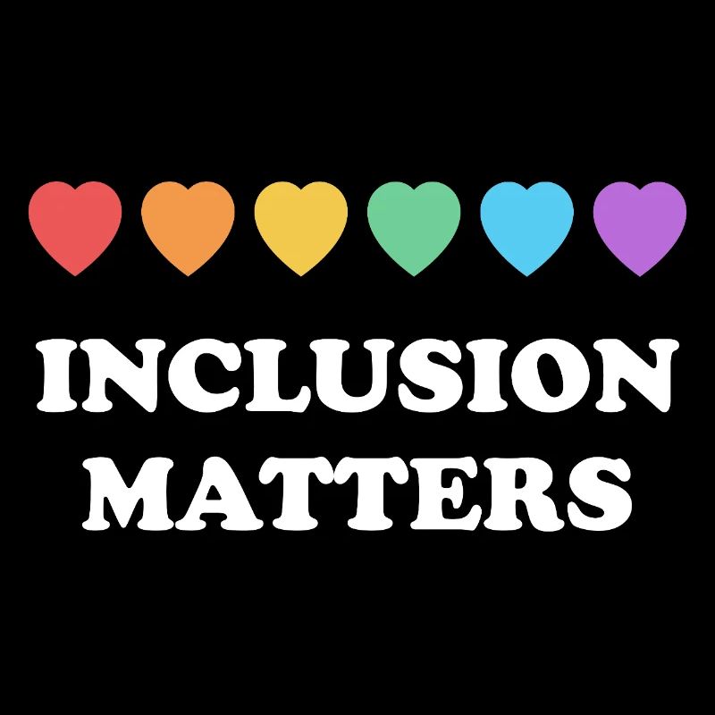 Inclusion Matters Rainbow Hearts