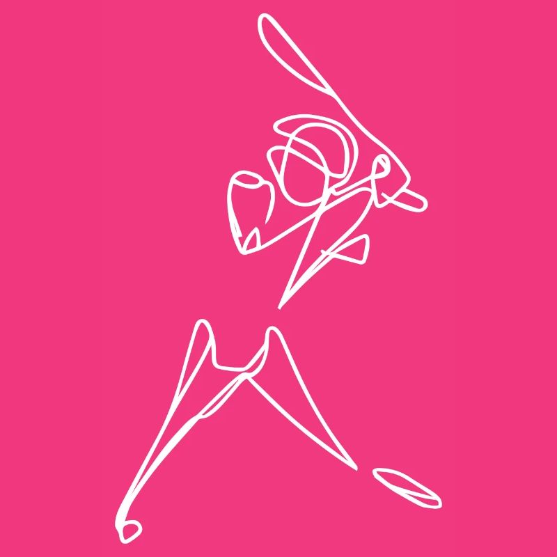 Cricketer Drawing