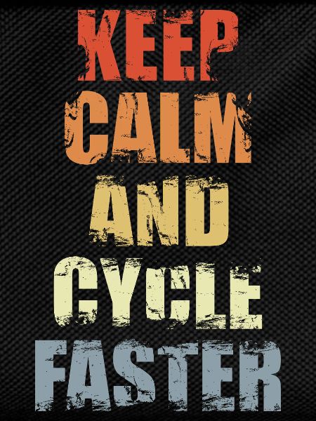Calm cyclist